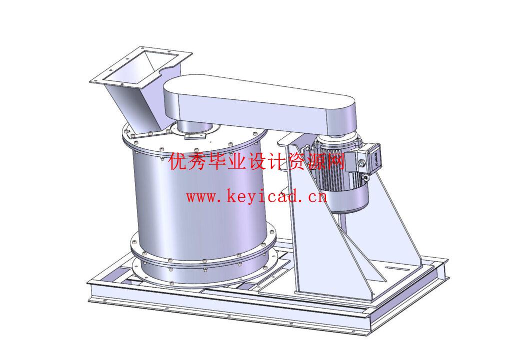 废弃纸张打浆机设计(附Solidworks模型、CAD图纸) 废弃纸张打浆机设计(附Solidworks模型、CAD图纸)