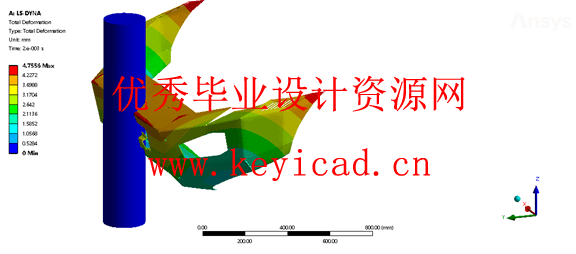 汽车保险杠设计及碰撞仿真分析优化(附SolidWorks模型、ANSYS仿真源文件、开题报告) 汽车保险杠设计及碰撞仿真分析优化(附SolidWorks模型、ANSYS仿真源文件、开题报告)