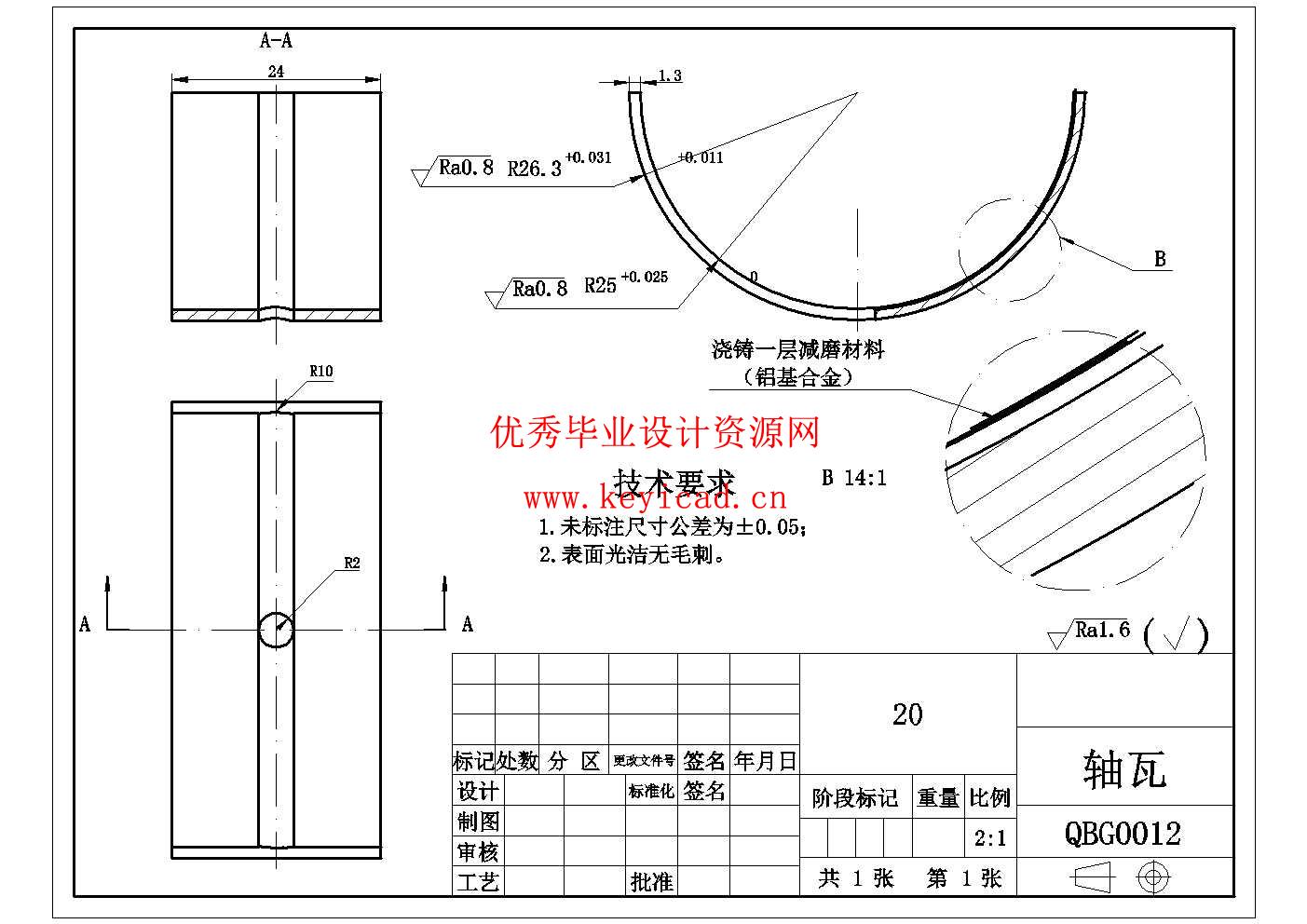 汽车发动机曲柄连杆结构设计与分析(附SolidWorks模型、CAD图纸、ANSYS仿真源文件) 汽车发动机曲柄连杆结构设计与分析(附SolidWorks模型、CAD图纸、ANSYS仿真源文件)