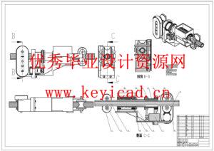 高空固定缆道除垢清理设置设计(附Solidworks模型、CAD图纸、开题报告) 高空固定缆道除垢清理设置设计(附Solidworks模型、CAD图纸、开题报告)