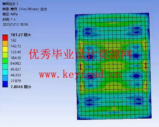 基于有限元分析的防爆门结构优化设计（附SolidWorks模型、ANSYS仿真源文件）