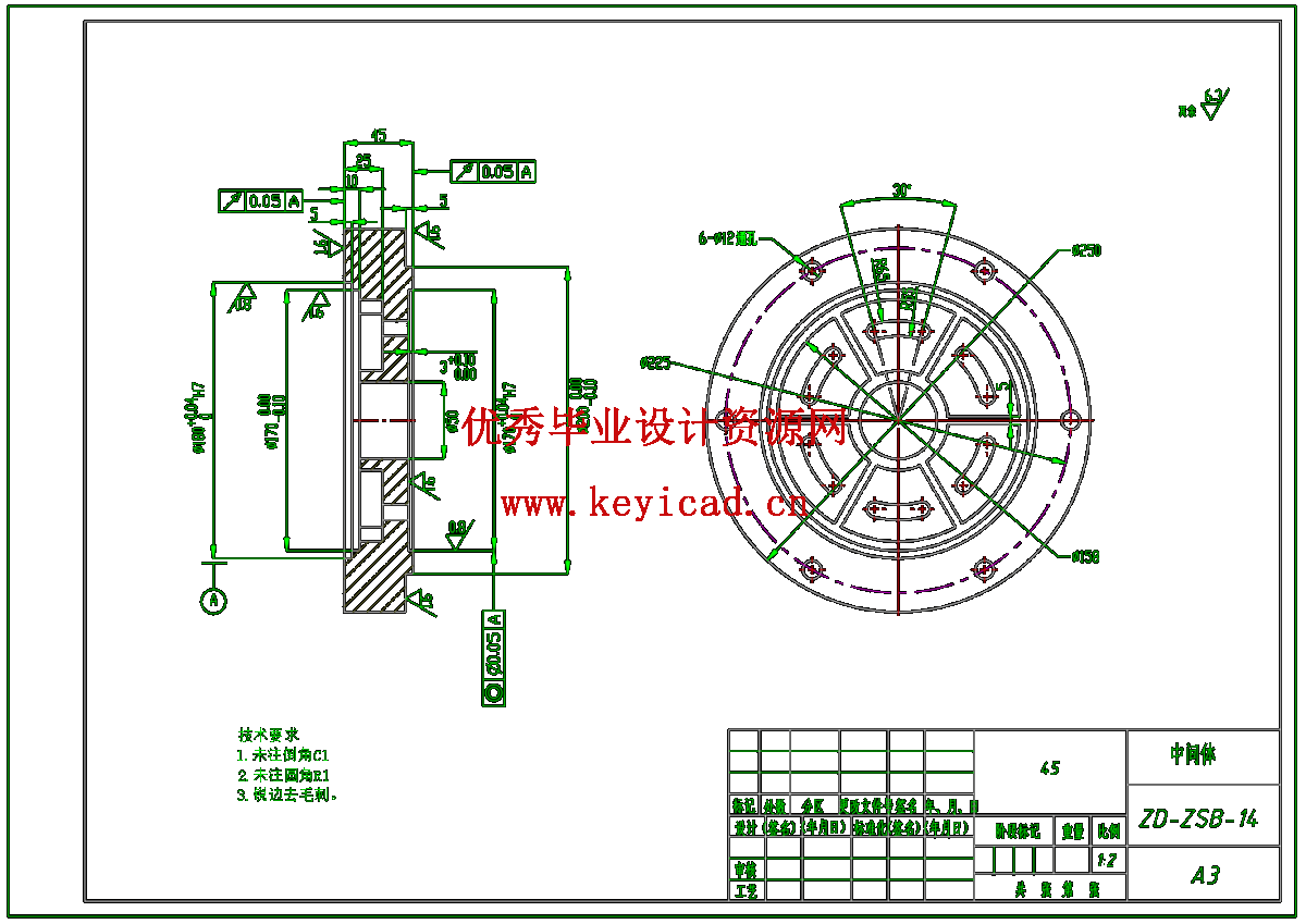 斜盘转动式液压柱塞泵的整体结构设计(SW+CAD+说明书) 斜盘转动式液压柱塞泵的整体结构设计(SW+CAD+说明书)