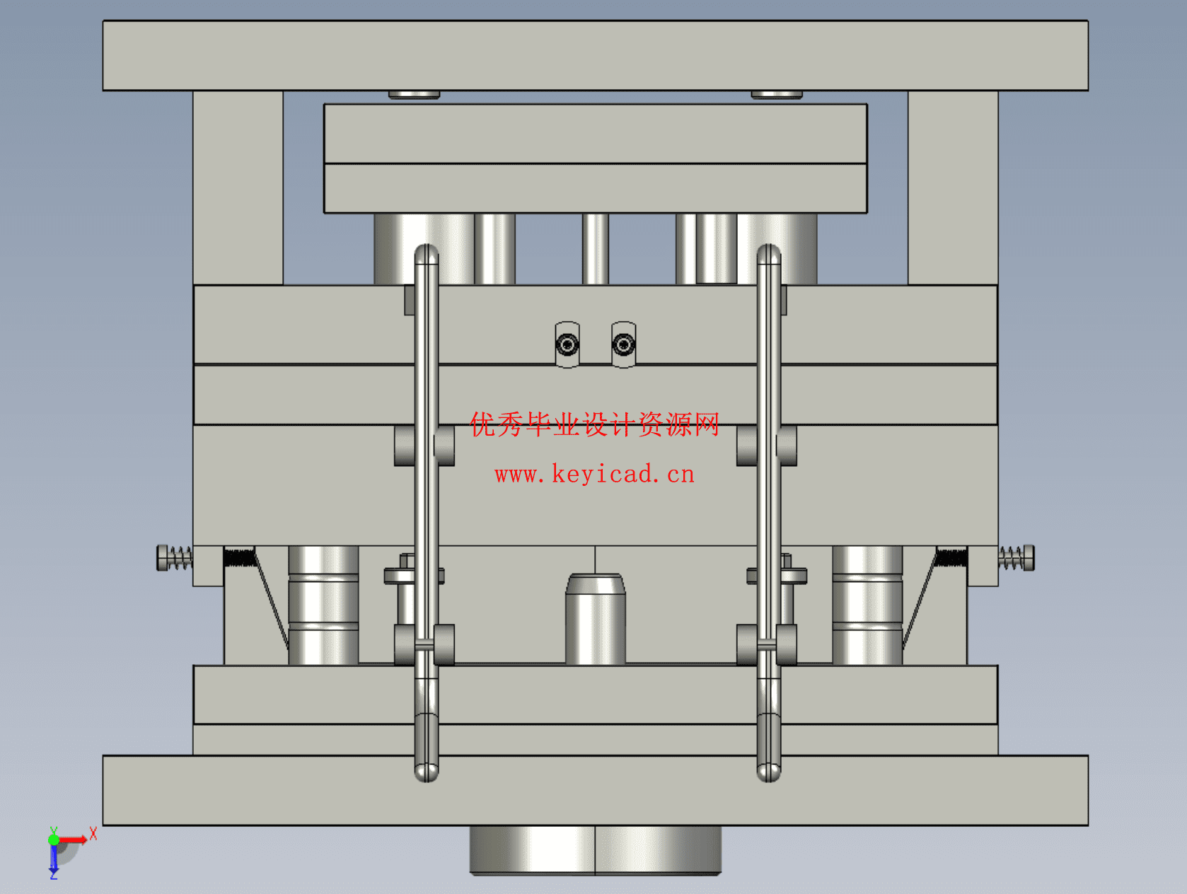 漱口杯注塑抽芯模设计（附PROE模型、CAD图纸、说明书）