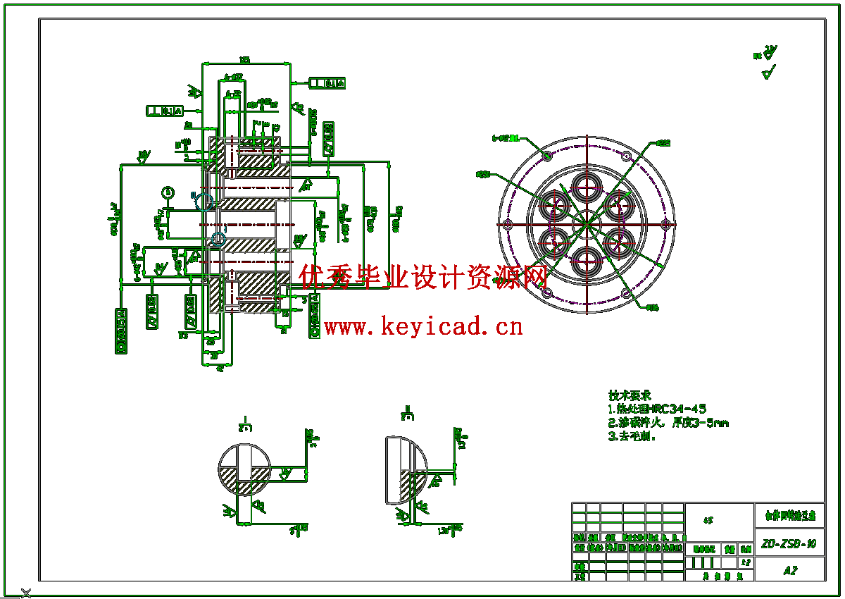 斜盘转动式液压柱塞泵的整体结构设计(SW+CAD+说明书) 斜盘转动式液压柱塞泵的整体结构设计(SW+CAD+说明书)