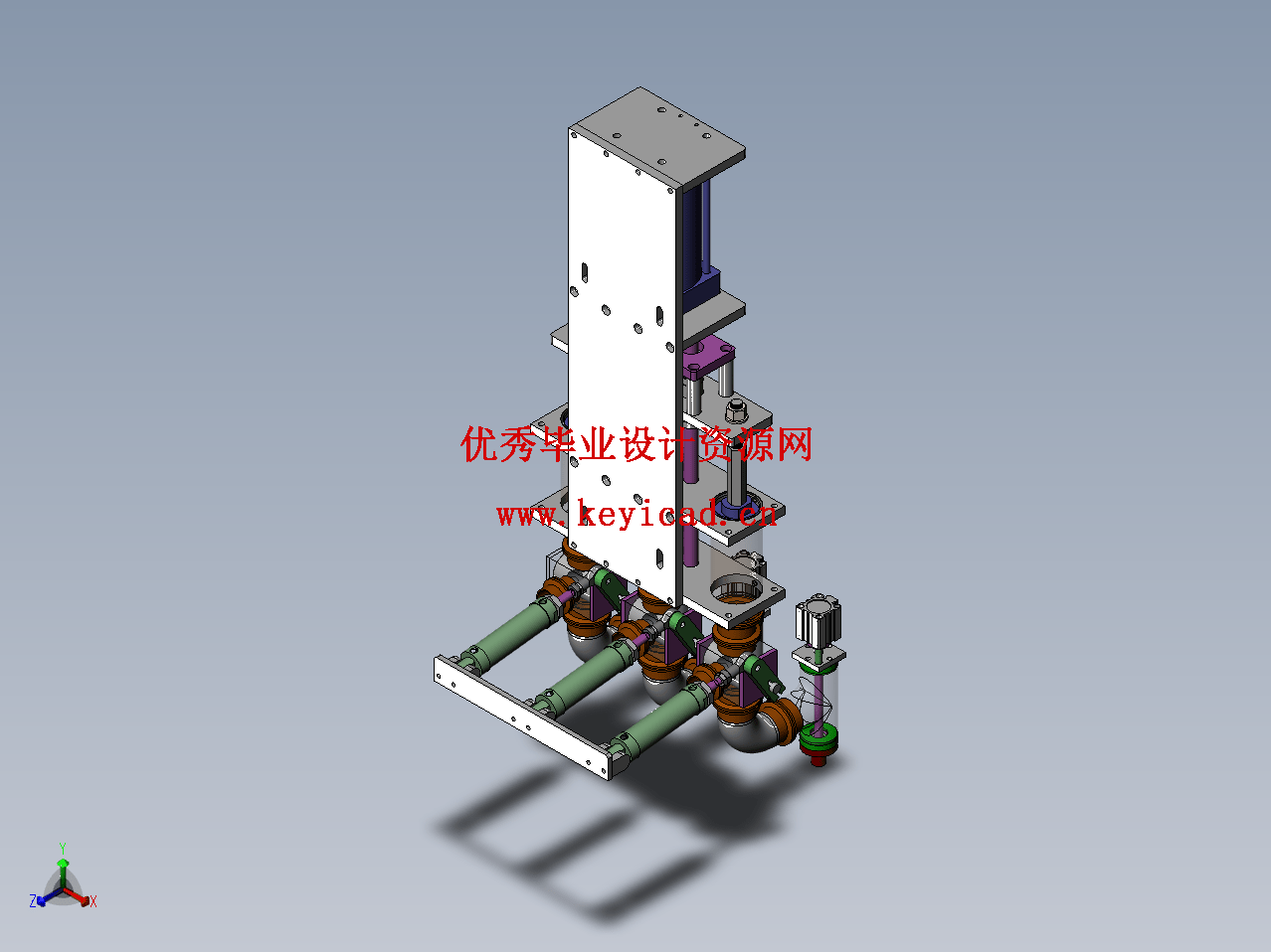 建筑砖材成型装置设计(SW+CAD+说明书) 建筑砖材成型装置设计(SW+CAD+说明书)