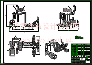 多功能救灾机器人总体结构及液压系统设计（SW+CAD+说明书）