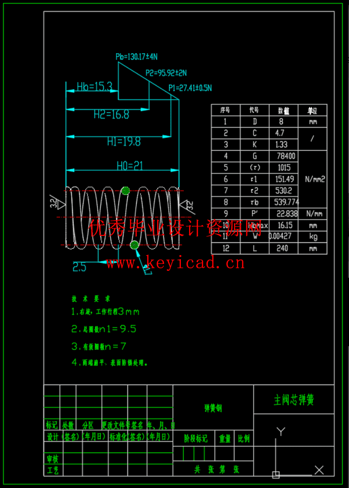 先导式溢流阀结构设计与分析（SW+CAD+说明书）