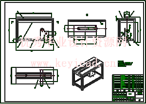 自动上料液压钢管冲孔机(SW+CAD+说明书) 自动上料液压钢管冲孔机(SW+CAD+说明书)