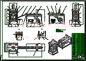 自动上料液压钢管冲孔机(SW+CAD+说明书) 自动上料液压钢管冲孔机(SW+CAD+说明书)