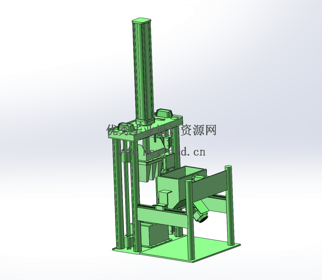 建筑砖材成型装置设计(SW+CAD+说明书) 建筑砖材成型装置设计(SW+CAD+说明书)