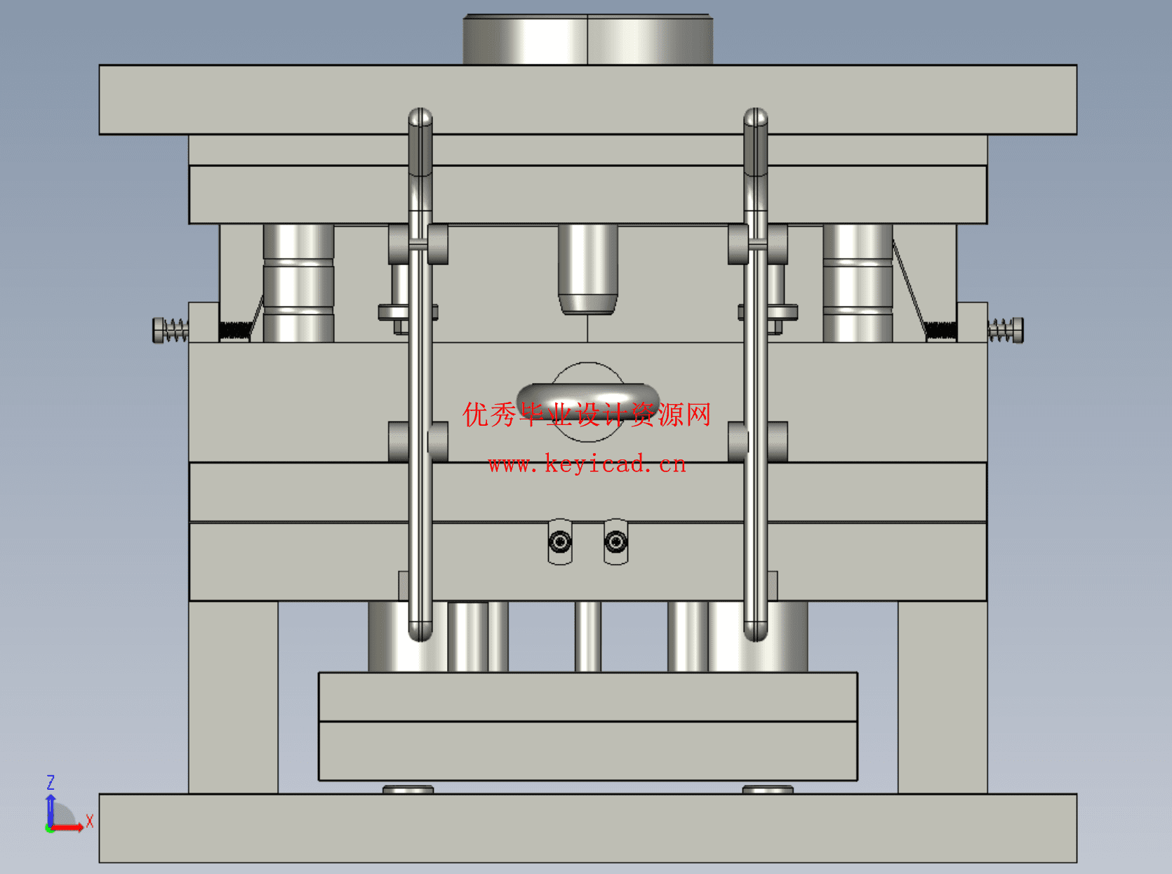 漱口杯注塑抽芯模设计（附PROE模型、CAD图纸、说明书）