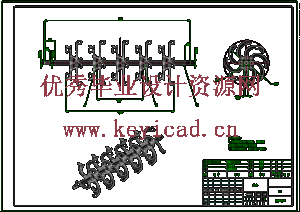 旋耕覆膜机（SW+CAD+说明书）