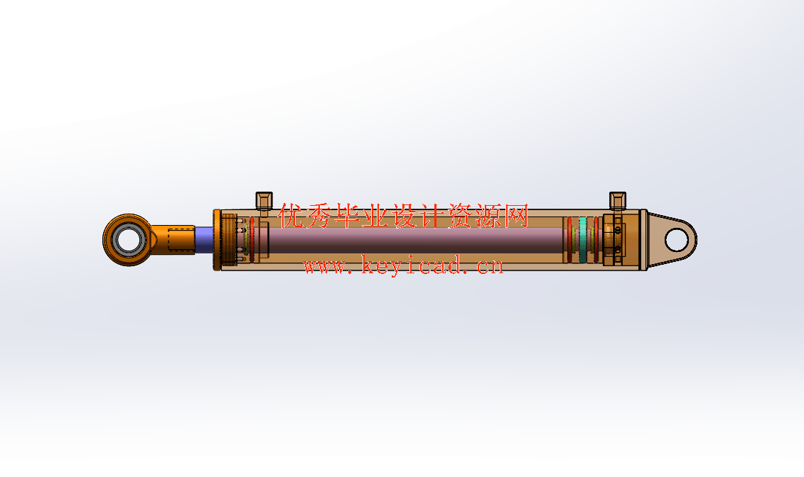 车辆用液压缸(CAD+SW+说明书) 车辆用液压缸(CAD+SW+说明书)