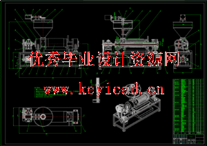 螺旋榨油机设计（SW+CAD+说明书）