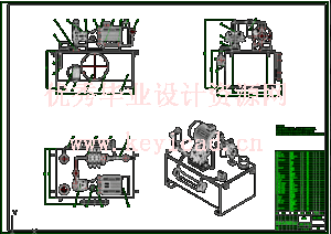 基于PLC全自动钢材捆丝机液压系统（SW+CAD+说明书）