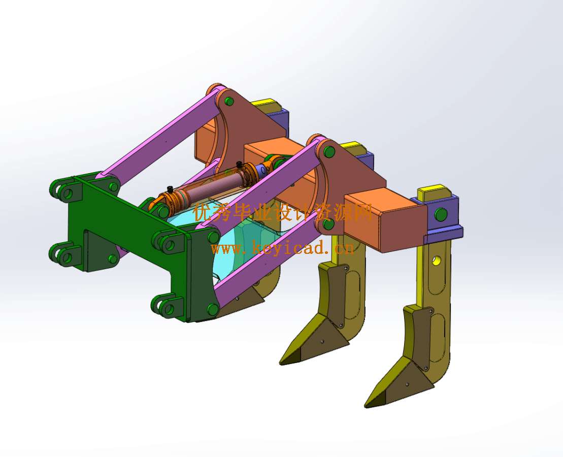 推土机松土器的设计(CAD+SW+说明书) 推土机松土器的设计(CAD+SW+说明书)