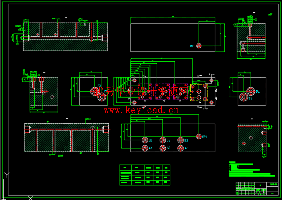 基于PLC全自动钢材捆丝机液压系统（SW+CAD+说明书）