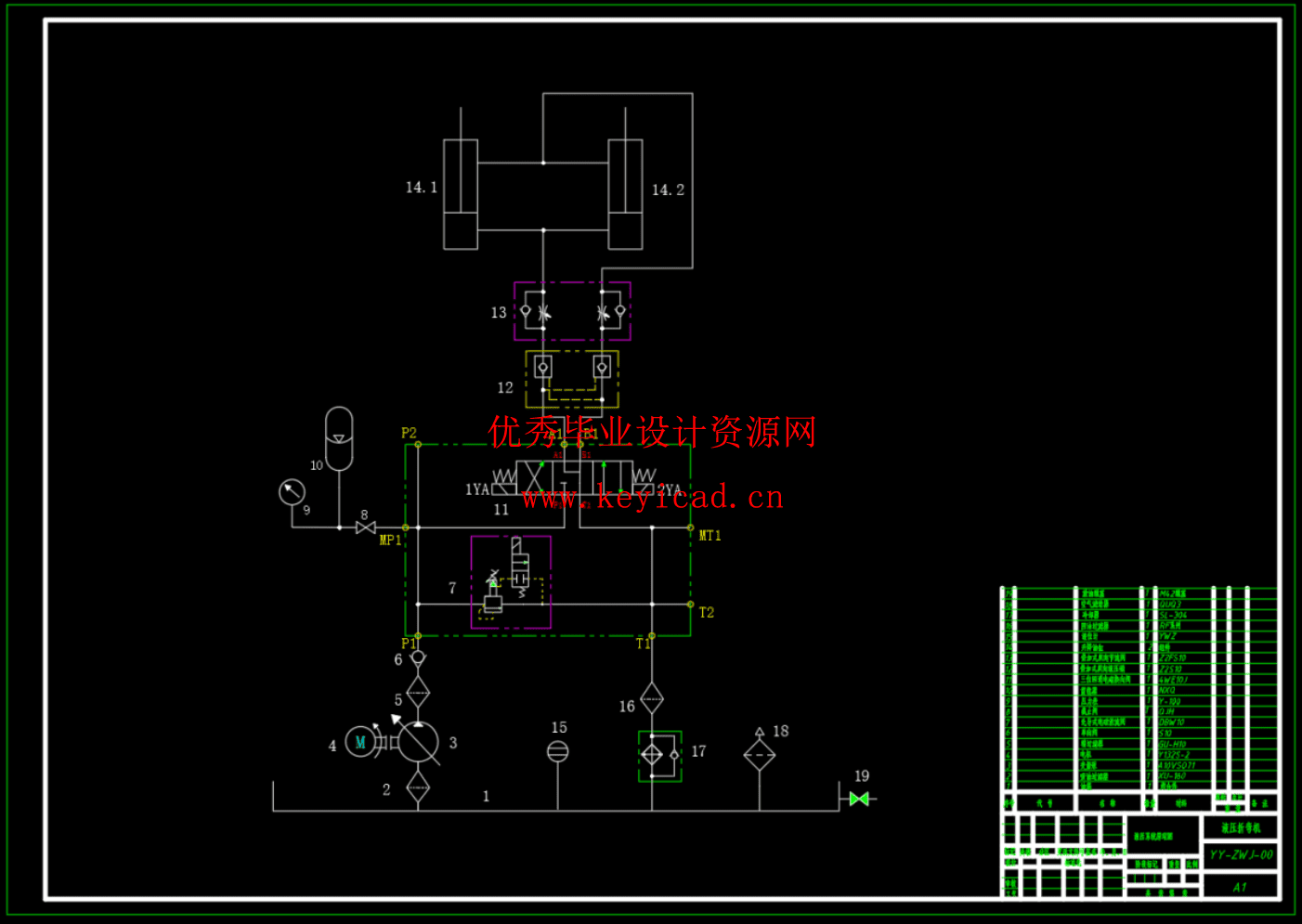 液压折弯机设计（CAD+SW+说明书）