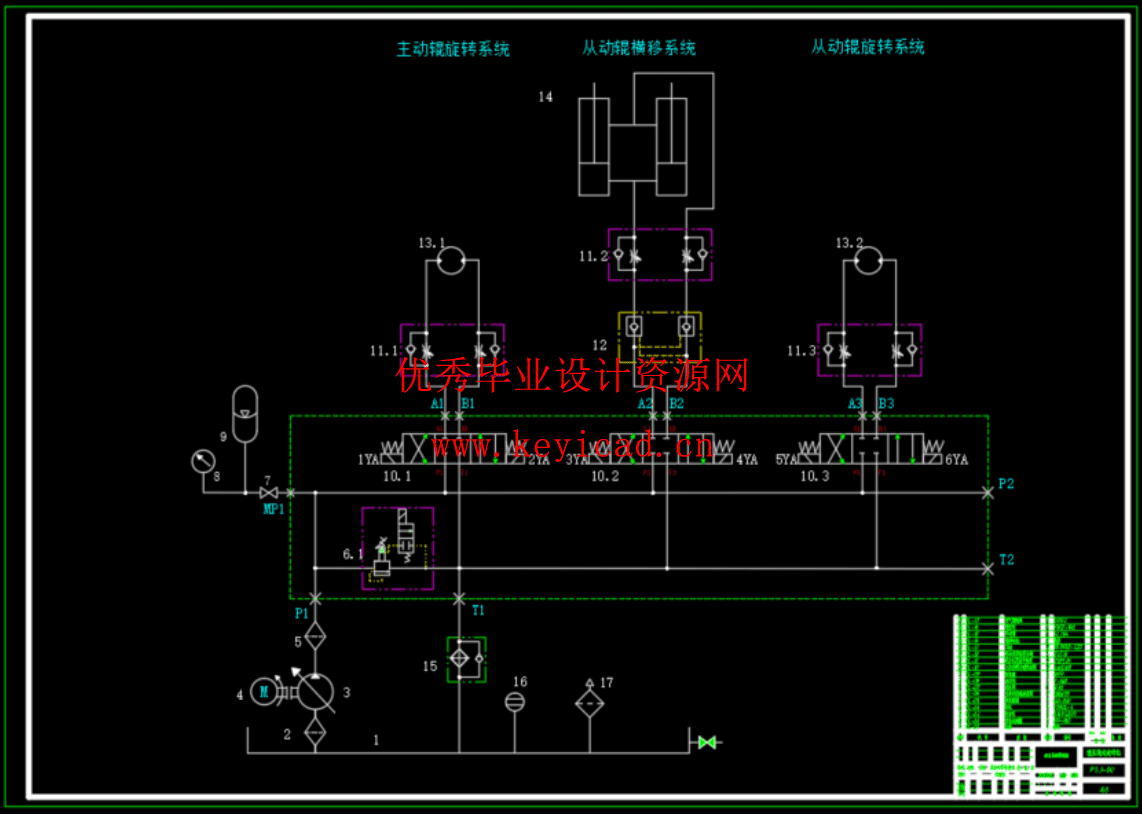 水泥厂液压辊式破碎机（CAD+SW+说明书）