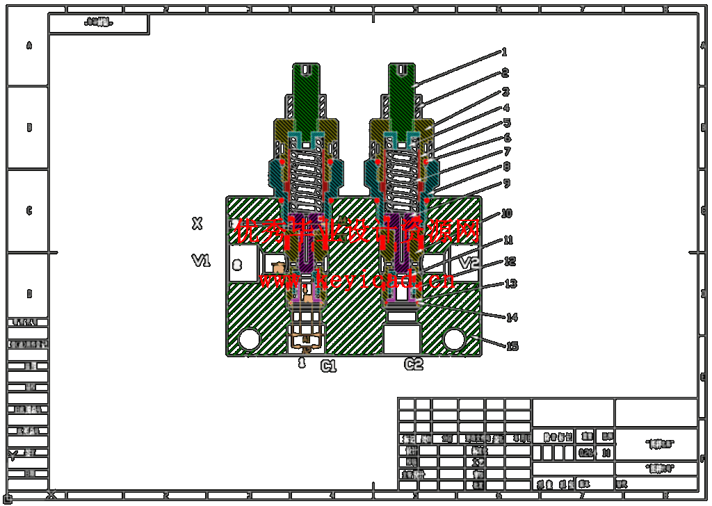 双向平衡阀设计(CAD+SW+说明书) 双向平衡阀设计(CAD+SW+说明书)