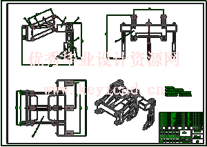 推土机松土器的设计（CAD+SW+说明书）
