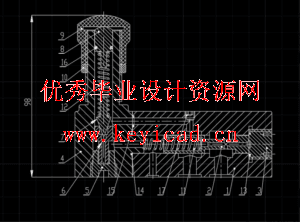 Y型先导式溢流阀（CAD+SW+说明书）