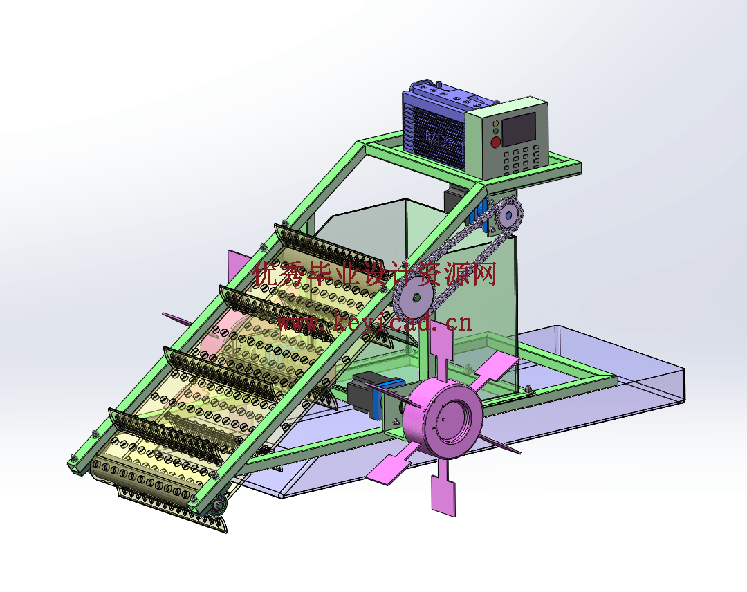 一种湖面垃圾清理装置的设计(SW+CAD+说明书) 一种湖面垃圾清理装置的设计(SW+CAD+说明书)