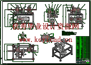 行星轮式多规格不锈钢管抛光机设计与建模（SW+CAD+说明书）