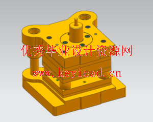 角垫片冲孔落料复合模设计(CAD图+UG三维+说明书)