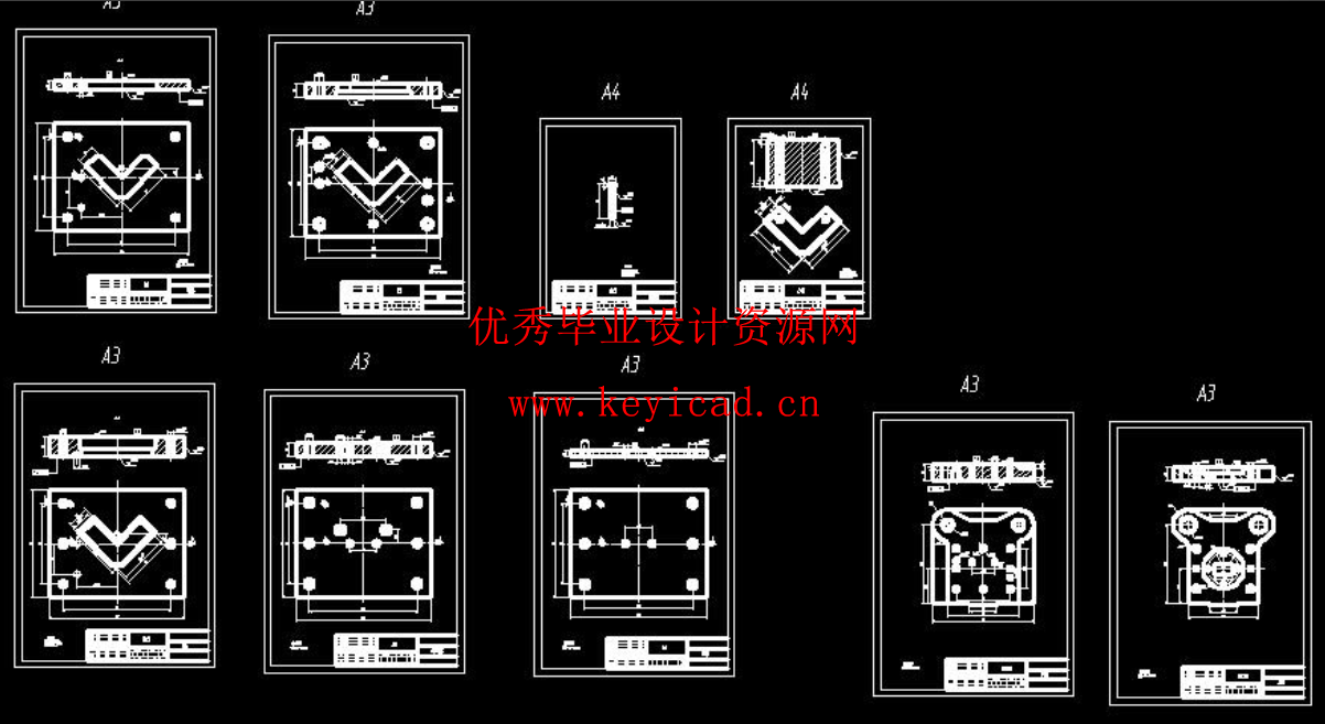 角垫片冲孔落料复合模设计(CAD图+UG三维+说明书)