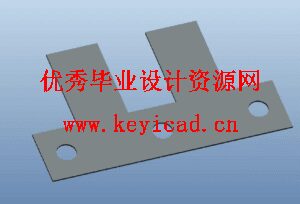 变压器硅钢片落料冲孔倒装复合模设计（CAD图+CREO三维+说明书）
