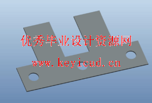 变压器硅钢片落料冲孔倒装复合模设计（CAD图+UG三维+说明书）