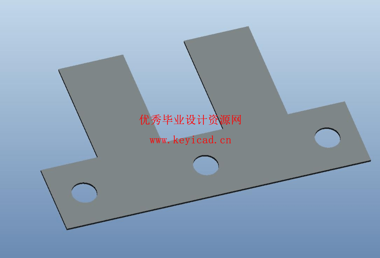 变压器硅钢片落料冲孔倒装复合模设计（CAD图+UG三维+说明书）