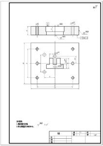 变压器硅钢片落料冲孔倒装复合模设计（CAD图+CREO三维+说明书）