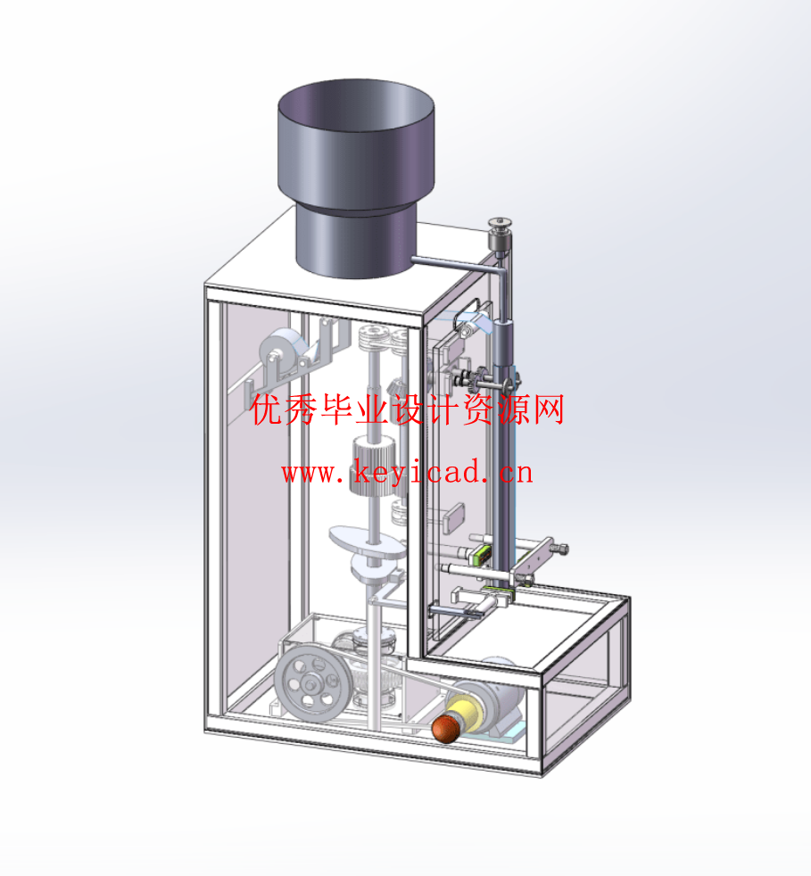 三角包装袋形式的液体立式成型-充填-封口包装机设计(SW+CAD+说明书) 三角包装袋形式的液体立式成型-充填-封口包装机设计(SW+CAD+说明书)