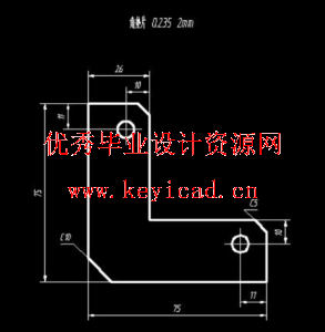 角垫片冲孔落料复合模设计(CAD图+UG三维+说明书)