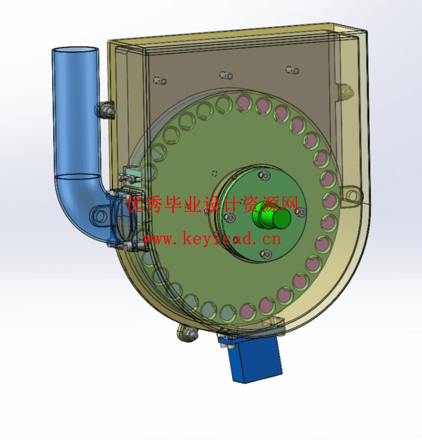 取种勺式大豆排种器(SW+CAD+说明书) 取种勺式大豆排种器(SW+CAD+说明书)