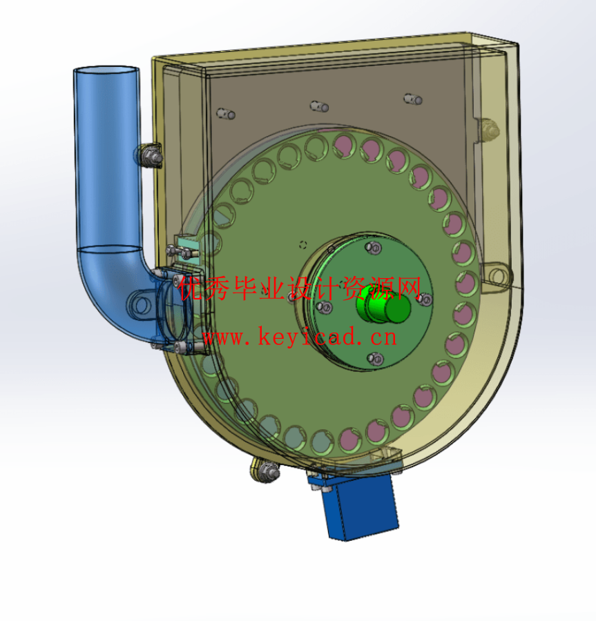 取种勺式大豆排种器(SW+CAD+说明书) 取种勺式大豆排种器(SW+CAD+说明书)