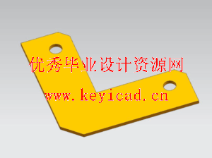 角垫片冲孔落料复合模设计(CAD图+UG三维+说明书)