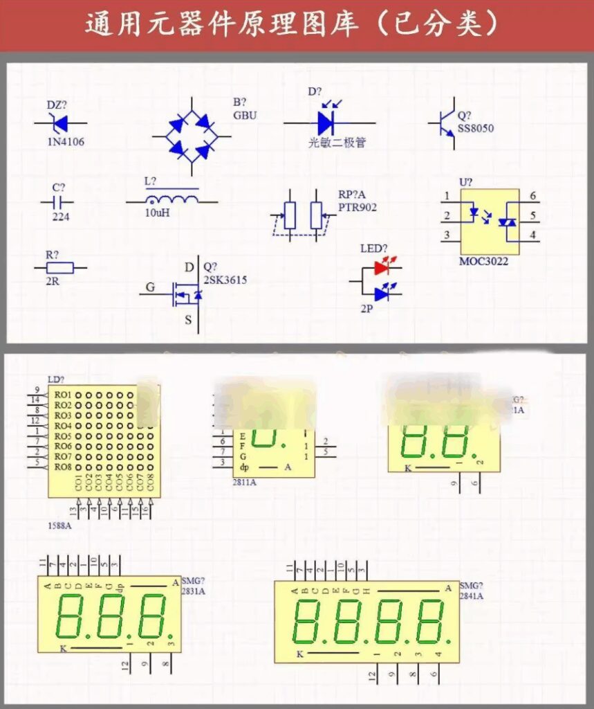 原理图库AD精品库Altium库 PCB封装库3D库STM32AD封装库单片机库