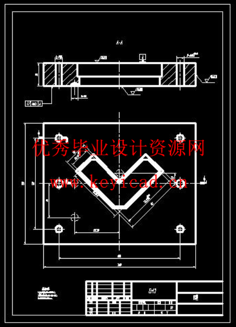 角垫片冲孔落料复合模设计(CAD图+UG三维+说明书)
