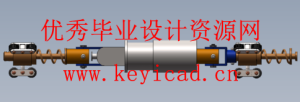 蠕动式管道检测机器人SolidWorks模型