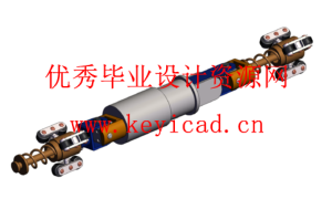 蠕动式管道检测机器人SolidWorks模型