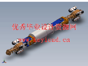 蠕动式管道检测机器人SolidWorks模型