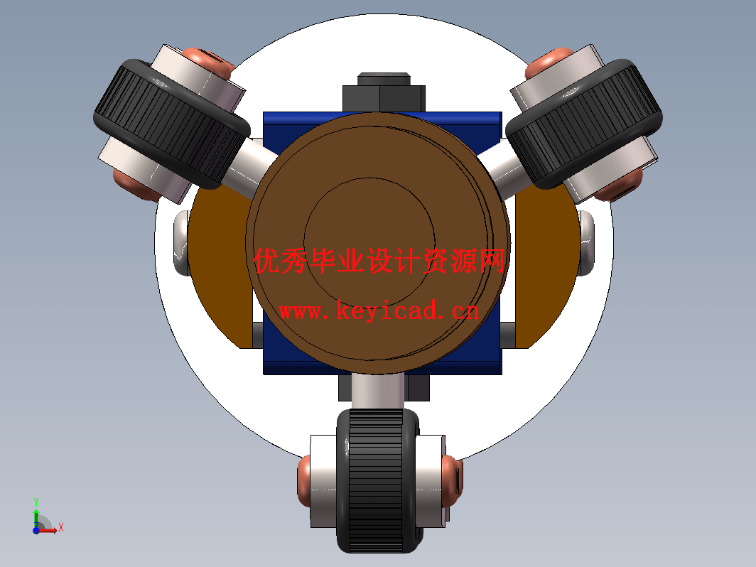 蠕动式管道检测机器人SolidWorks模型