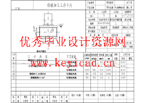 气门摇臂轴支座 加工工艺和铣φ28外圆端面夹具设计-即18孔的外端面（CAD+说明书）