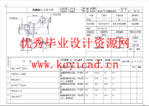 气门摇臂轴支座 加工工艺和铣φ28外圆端面夹具设计-即18孔的外端面（CAD+说明书）
