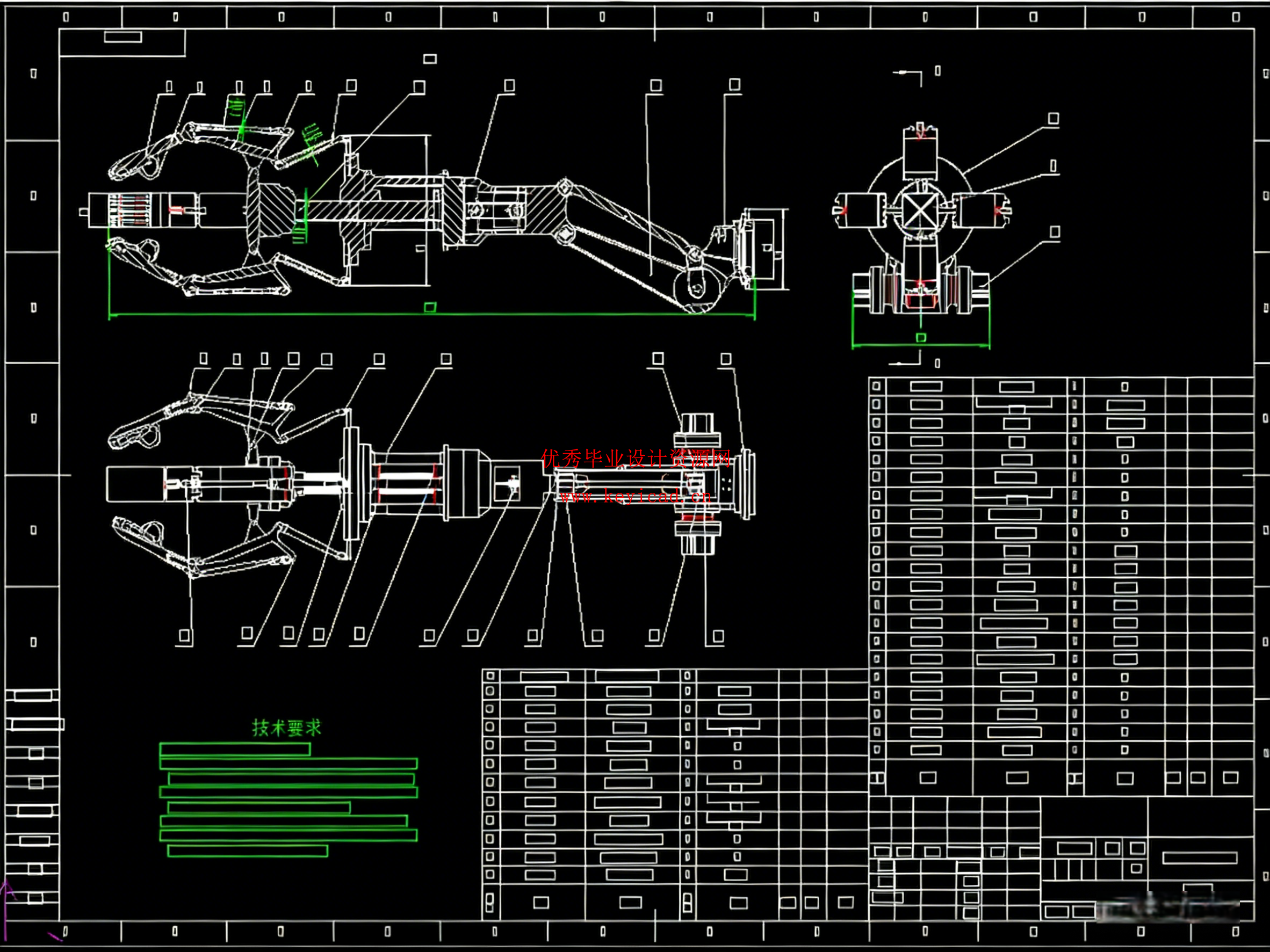 下水道垃圾清理机器人设计（SW+CAD+说明书）
