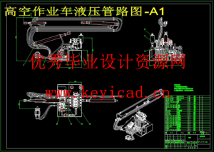 高空作业车结构及液压系统设计（SW+CAD+说明书）