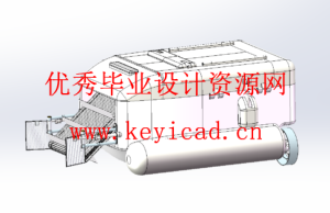 水面清理机器人的结构设计（SolidWorks模型、CAD图纸、开题报告、答辩PPT）